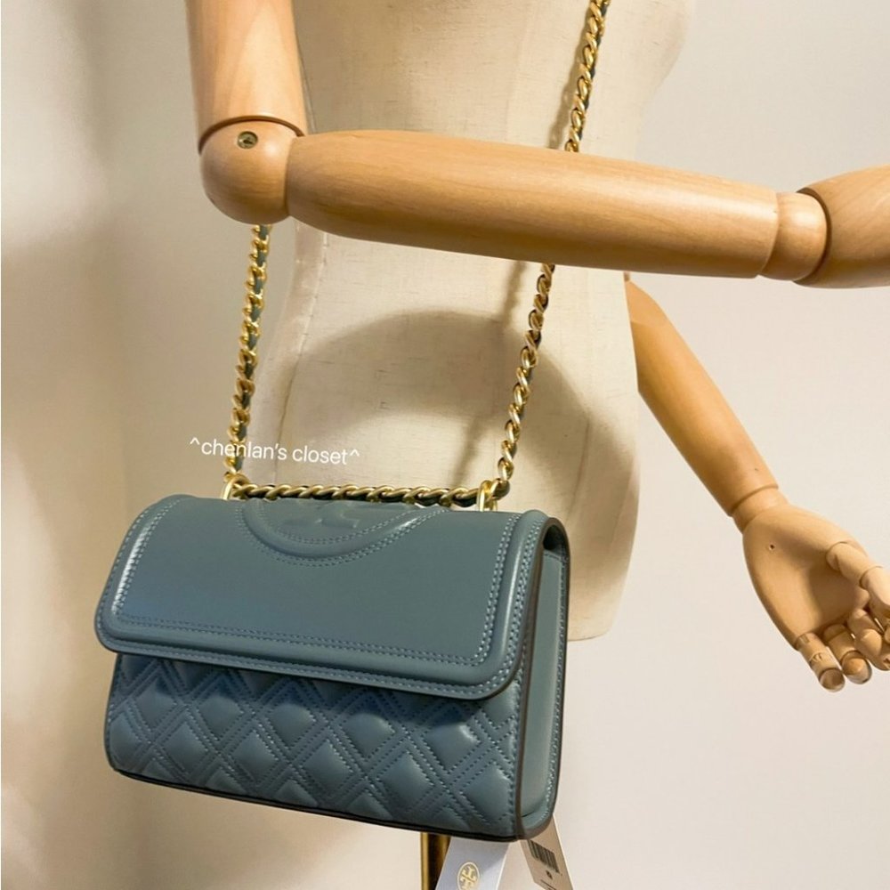 🔥 NeW! Tory Burch Fleming Small Convertible Shoulder Bag - Picture 5 of 17